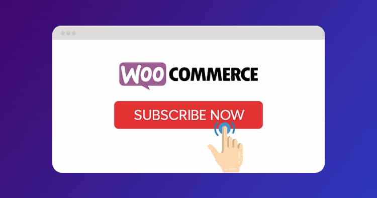 WooCommerce Subscription banner page