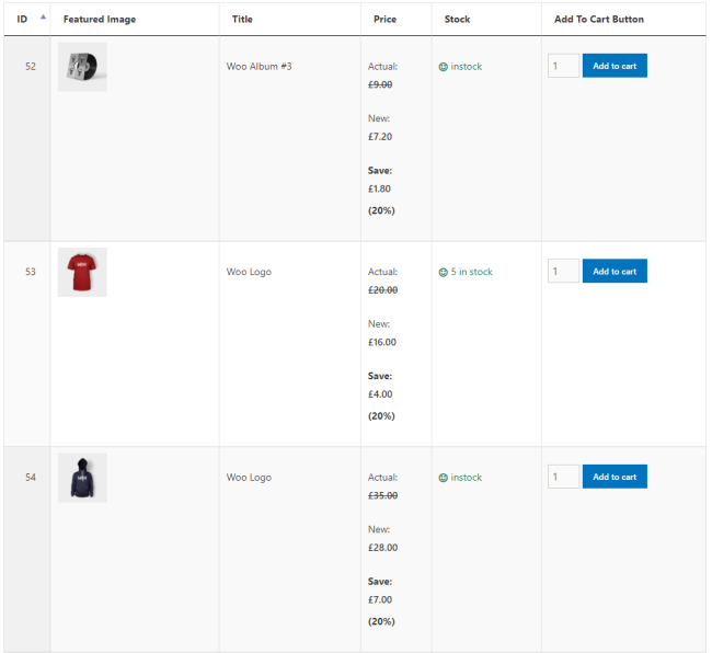 Bulk Order Form by Wholesale for WooCommerce