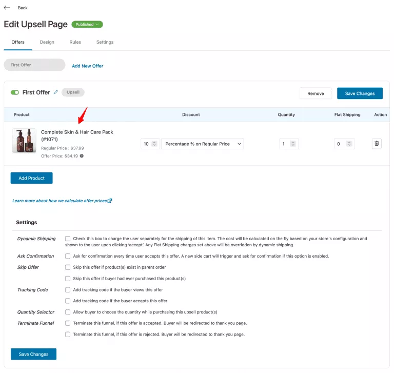 funnel builder: one-click upsell