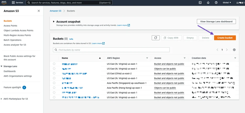 Amazon S3 Interface