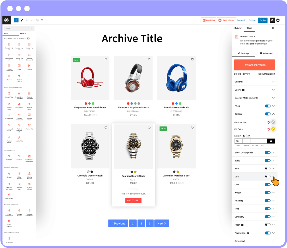 archive page - productx