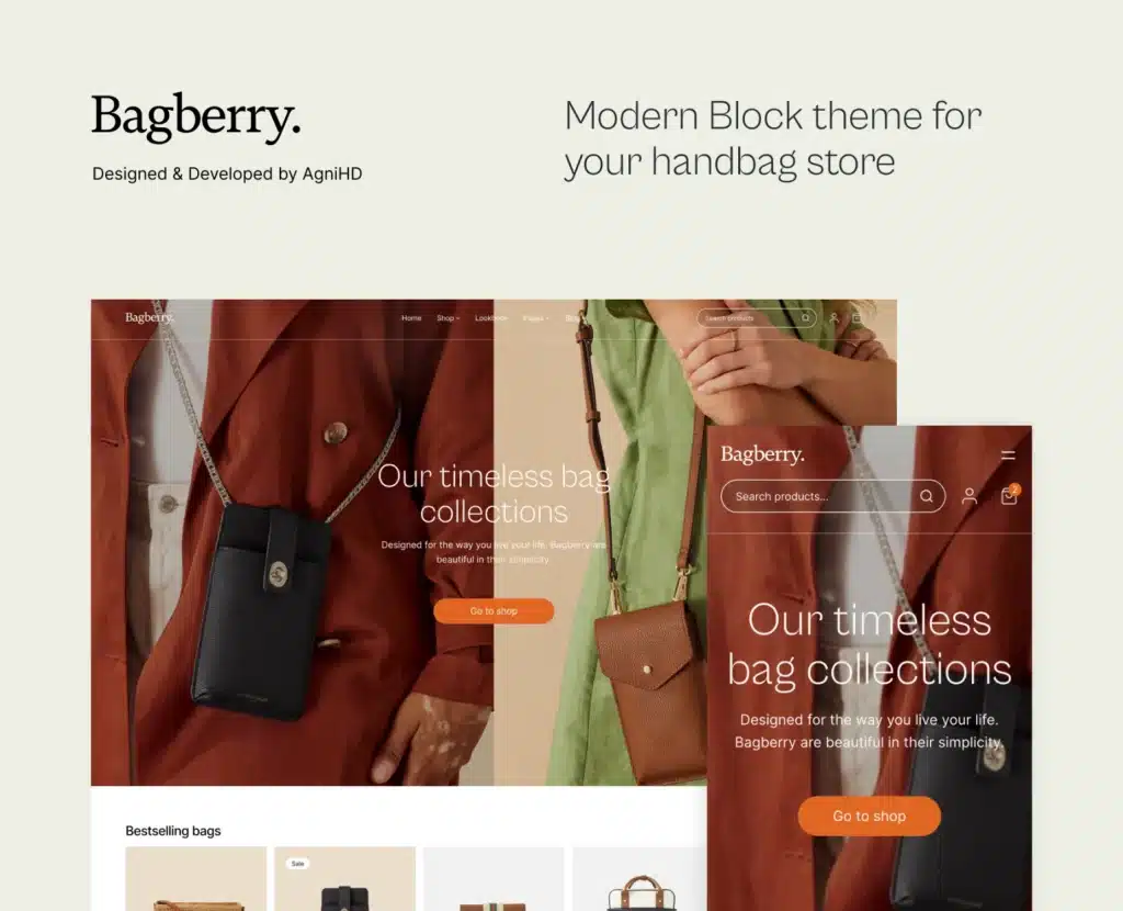 bagberry woocommerce block themes