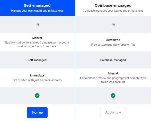payment coinbase commerce