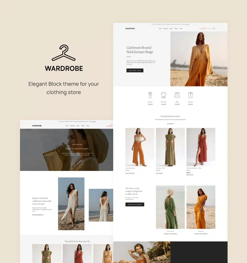 wardrobe - block theme